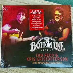 Lou Reed Kris Kristofferson in Their Own Words 🎶 The Bottom Line 2017 CD Sealed